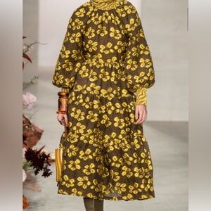 Ulla Johnson Althea Long Sleeve Midi Dress Sz 0